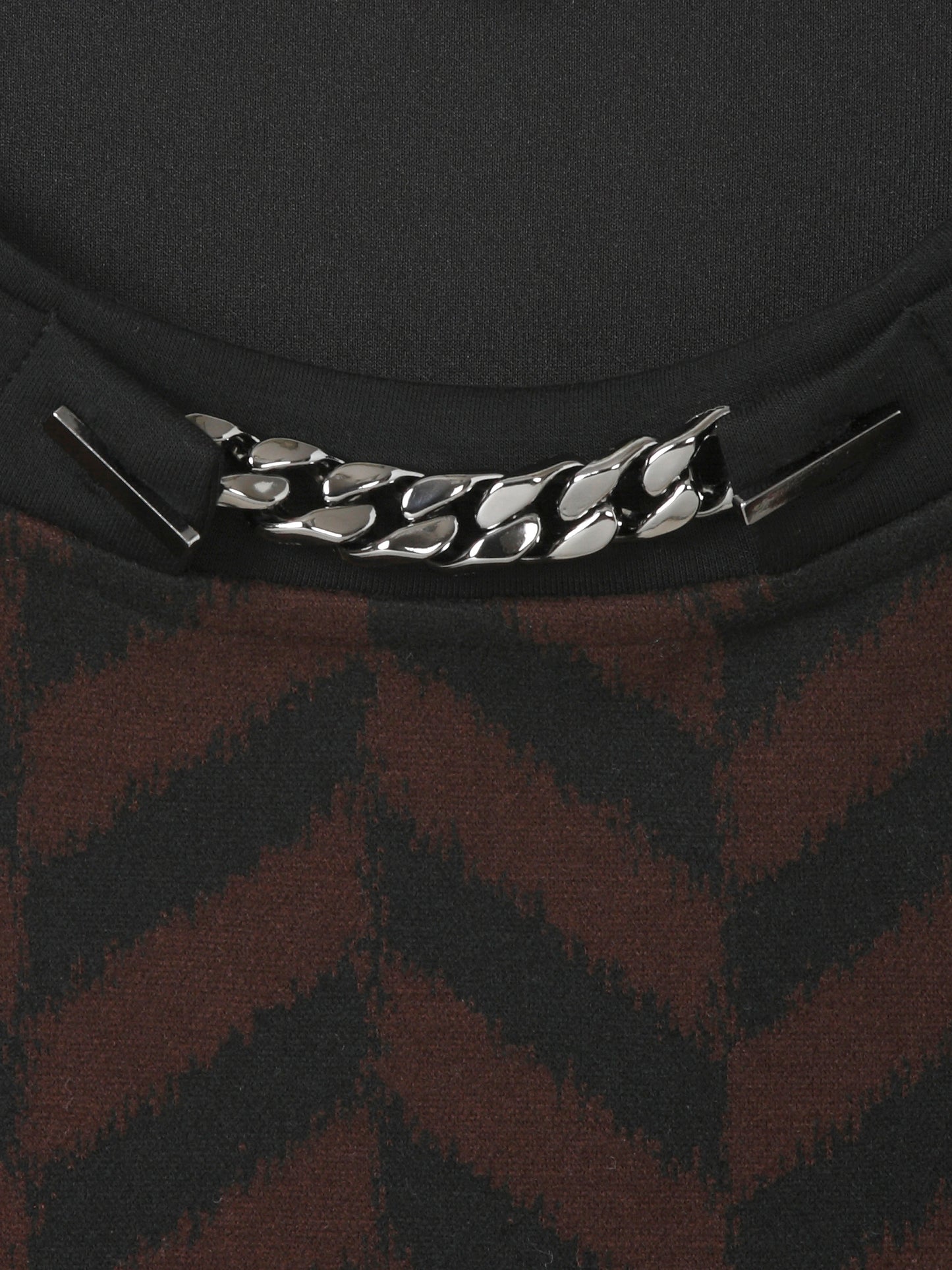 Sweatshirt Rundhals 3/4 Arm Kette