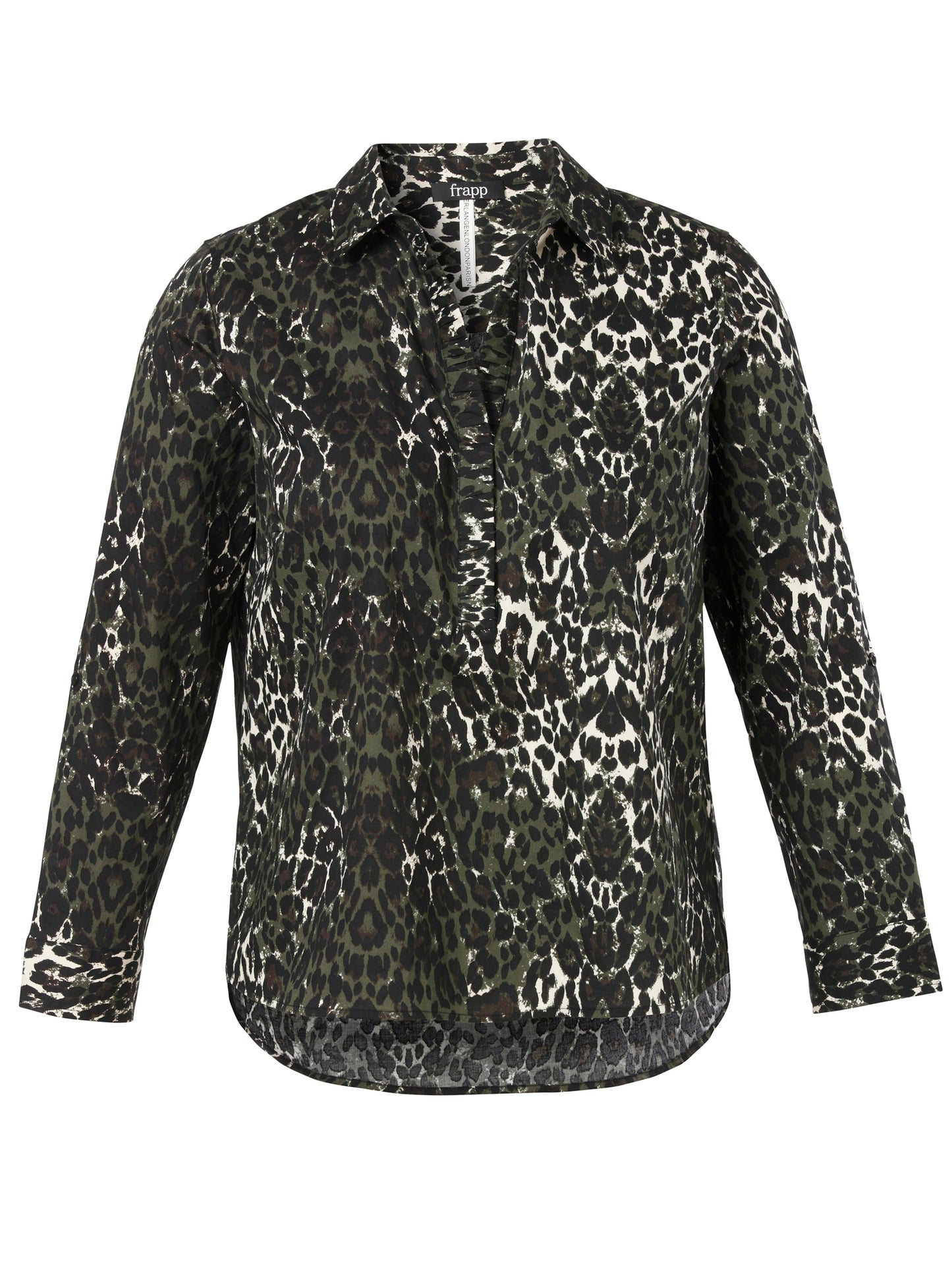 Bluse Kragen 1/1 Arm Druck