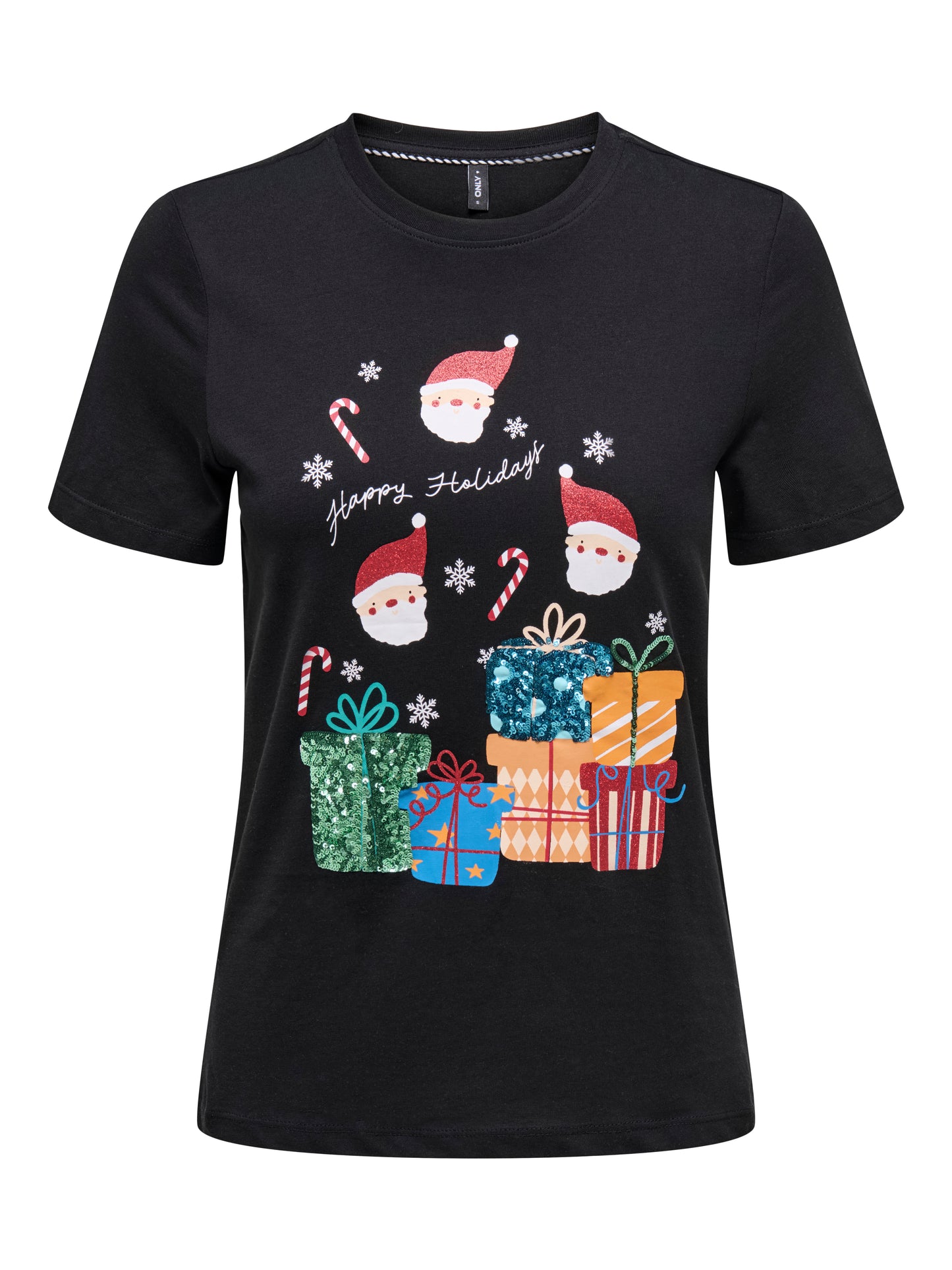 ONLXMAS LIFE YRSA CHRISTMAS S/S TOP JRS