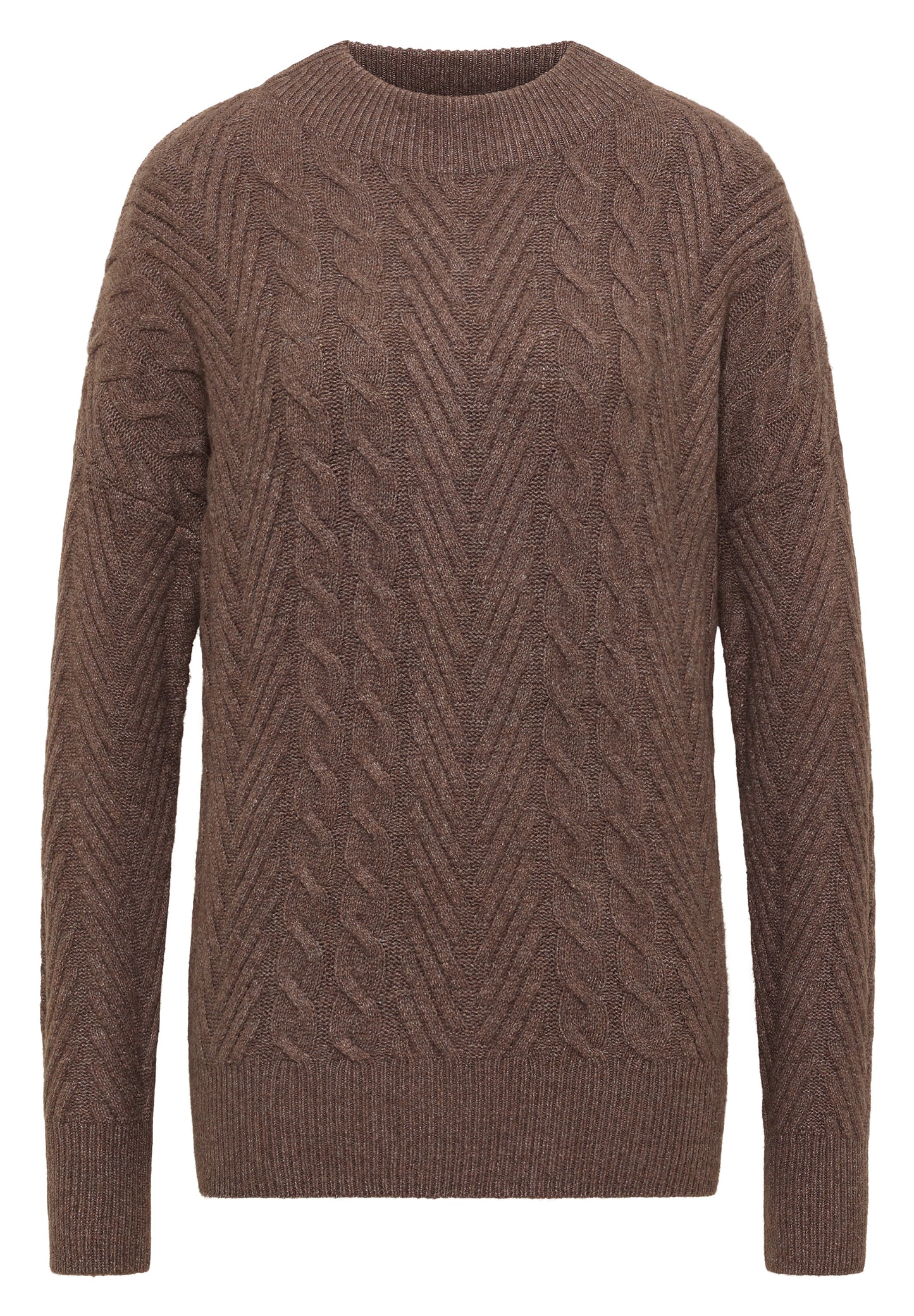 Pullover mit Zopfmuster