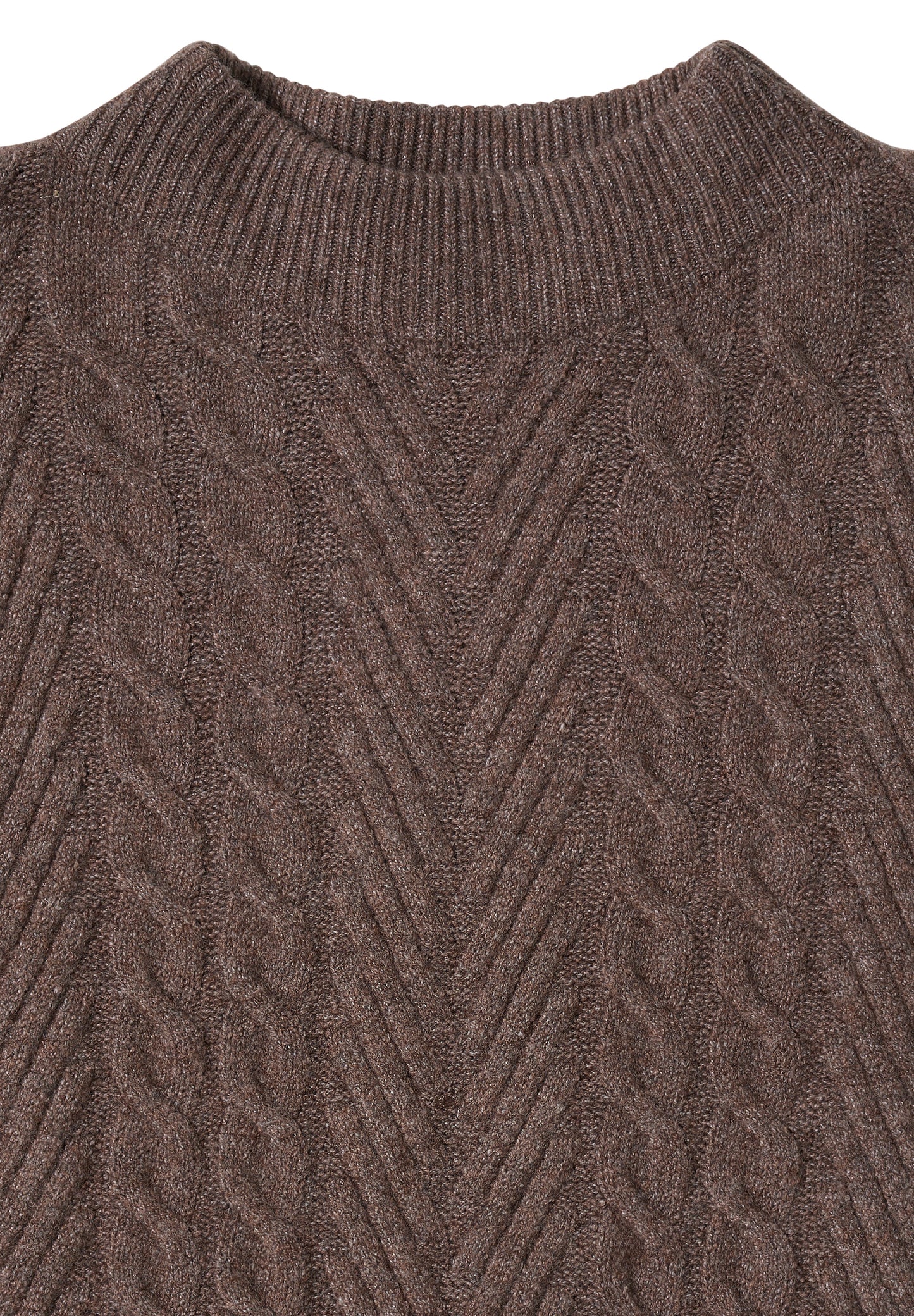 Pullover mit Zopfmuster