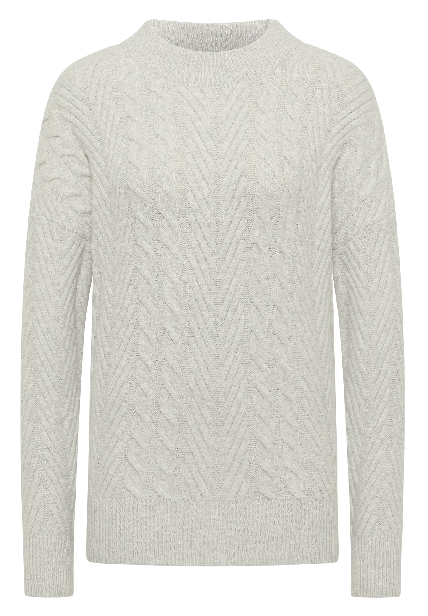 Pullover mit Zopfmuster