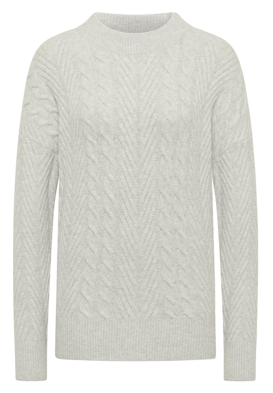 Pullover mit Zopfmuster