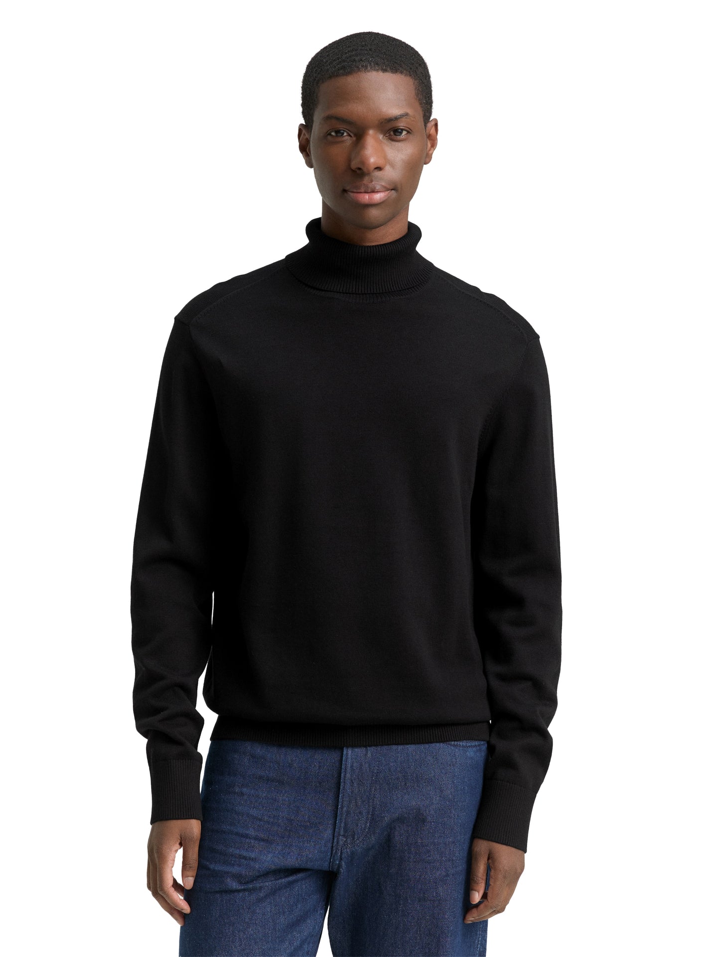 Rollkragenpullover aus Baumwolle