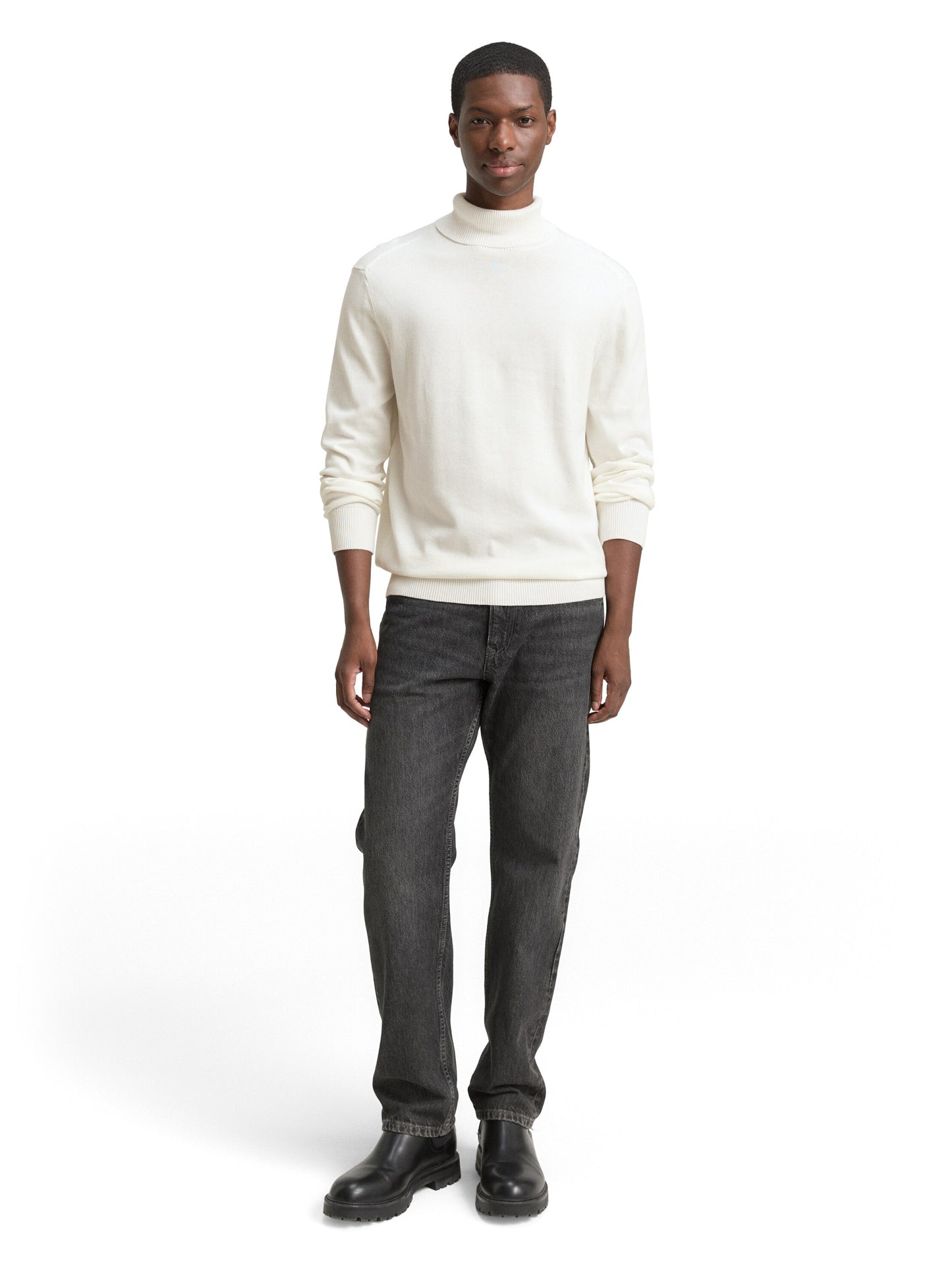 Rollkragenpullover aus Baumwolle