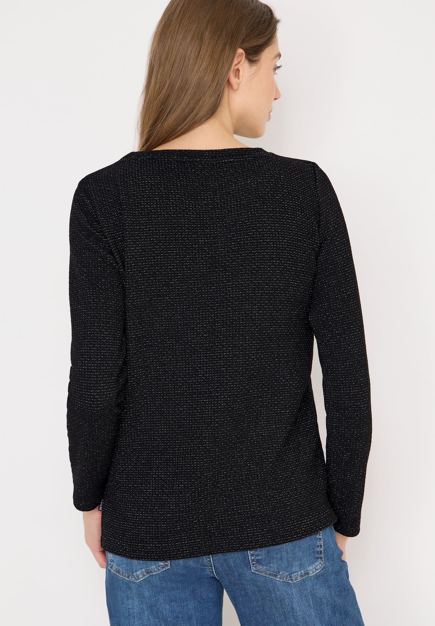 Glitzer Strukturshirt