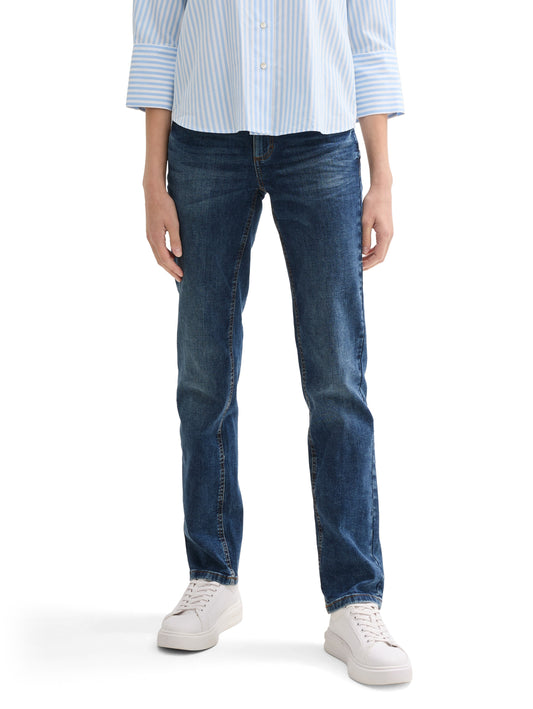 Tom Tailor Alexa straight, mid stone wash denim