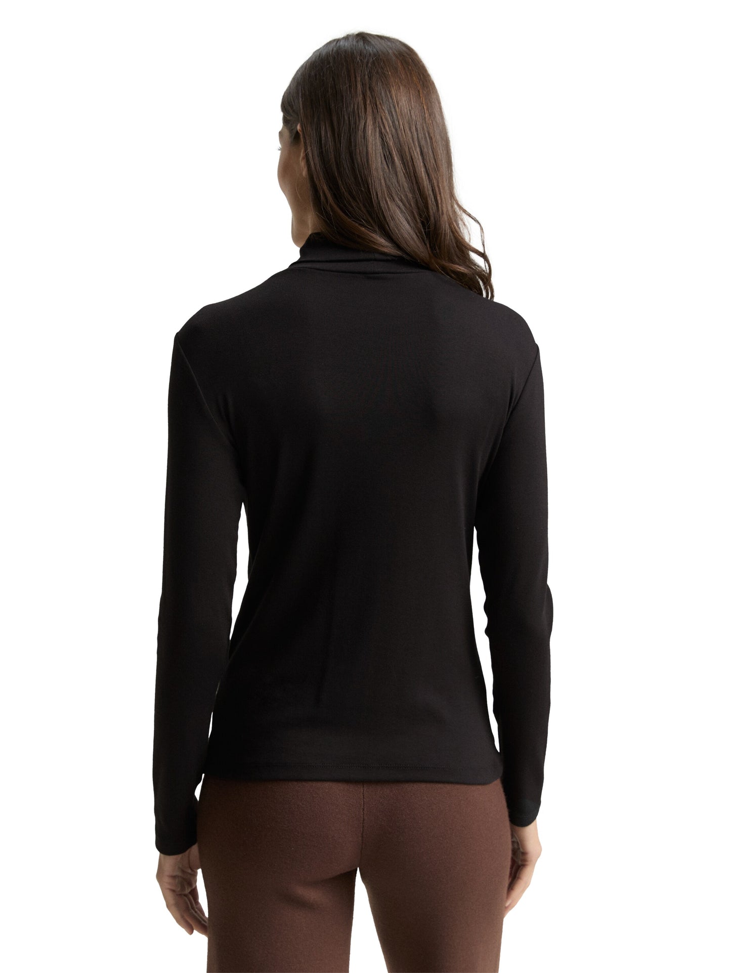 Langarmshirt mit Rollkragen