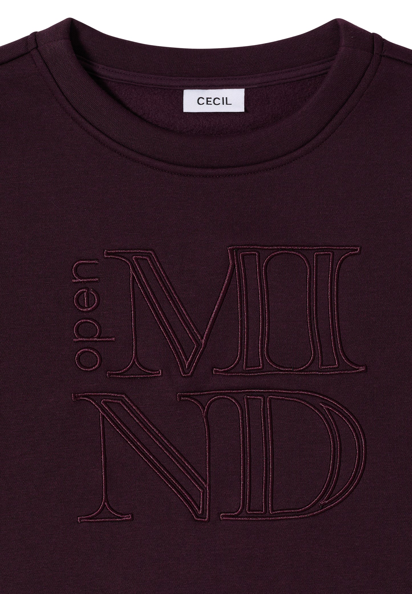 Sweatshirt mit Stickerei