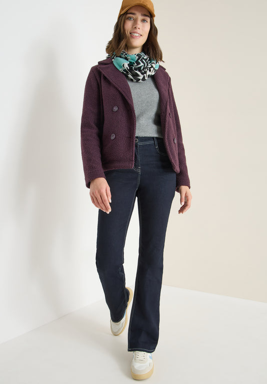 Gemusterter Loop-Schal