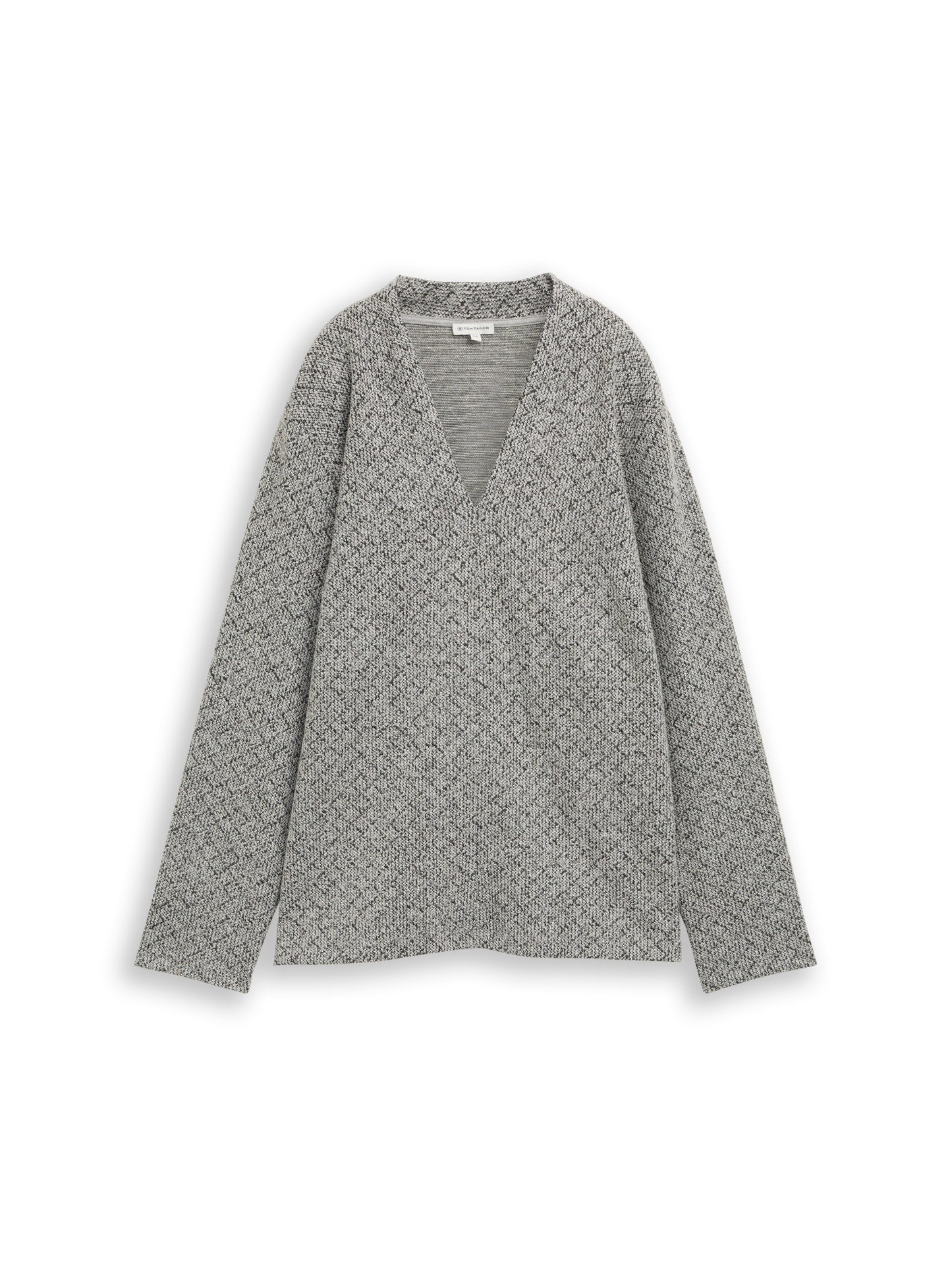 Plus Size - Sweatshirt mit V-Ausschnitt