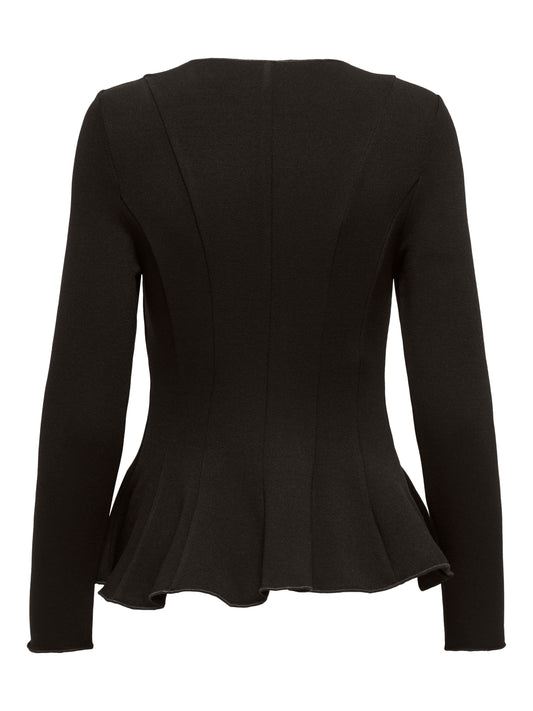 ONLKENYA L/S PEPLUM TOP JRS NOOS