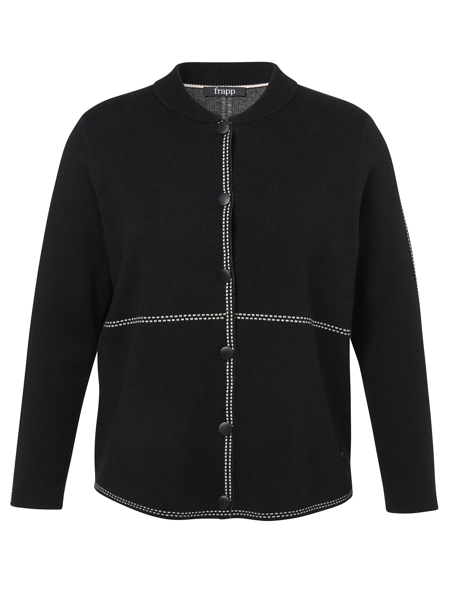 Jacke Rundhals 1/1 Arm Knöpfe