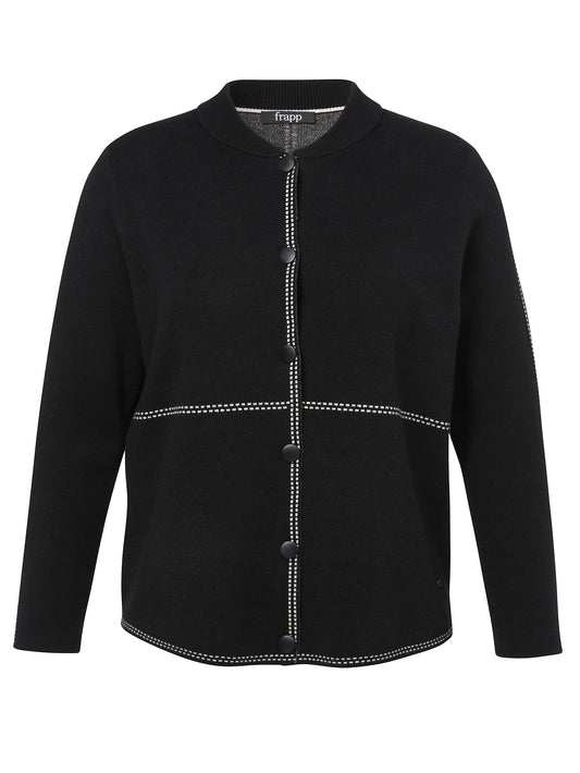 Jacke Rundhals 1/1 Arm Knöpfe