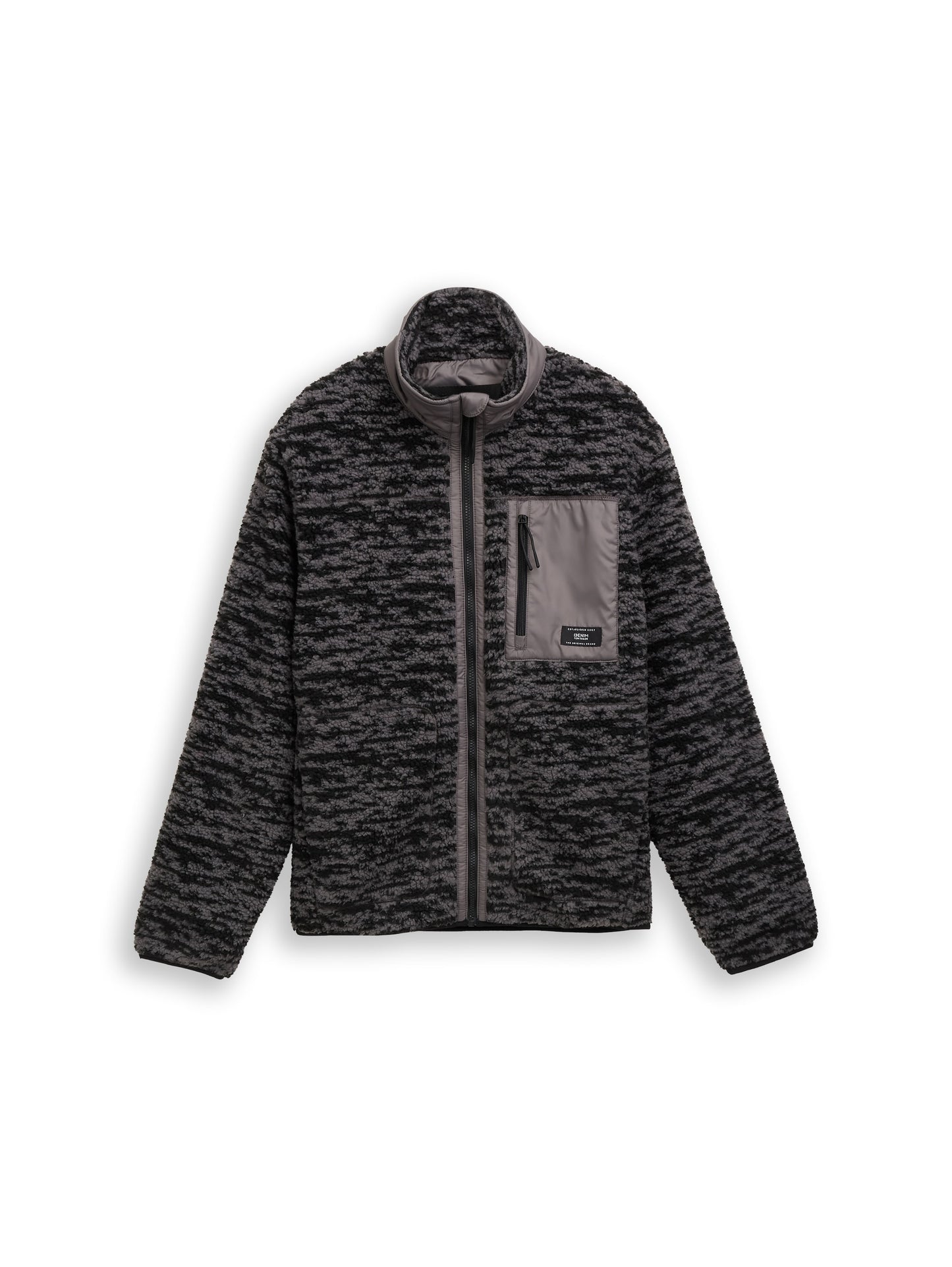 Teddy Jacke mit Stehkragen