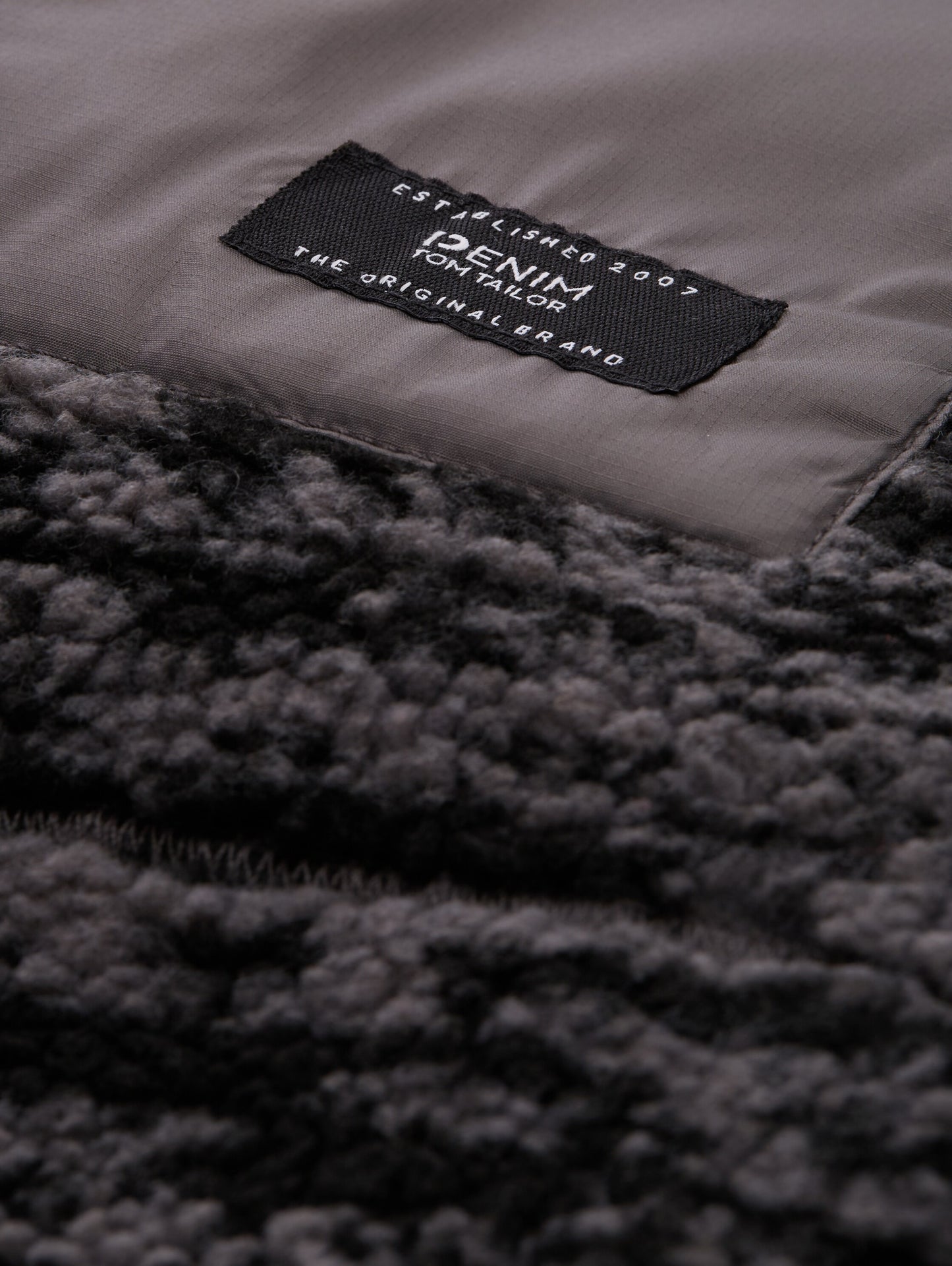 Teddy Jacke mit Stehkragen