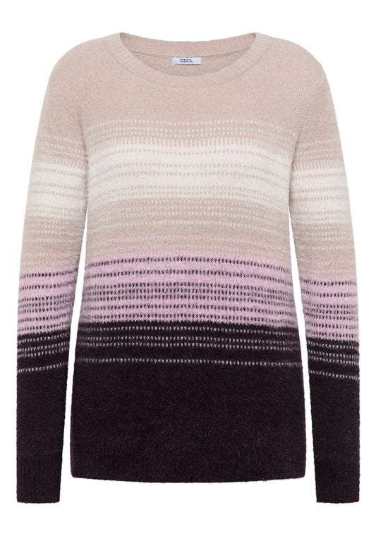 Federgarn Streifenpullover