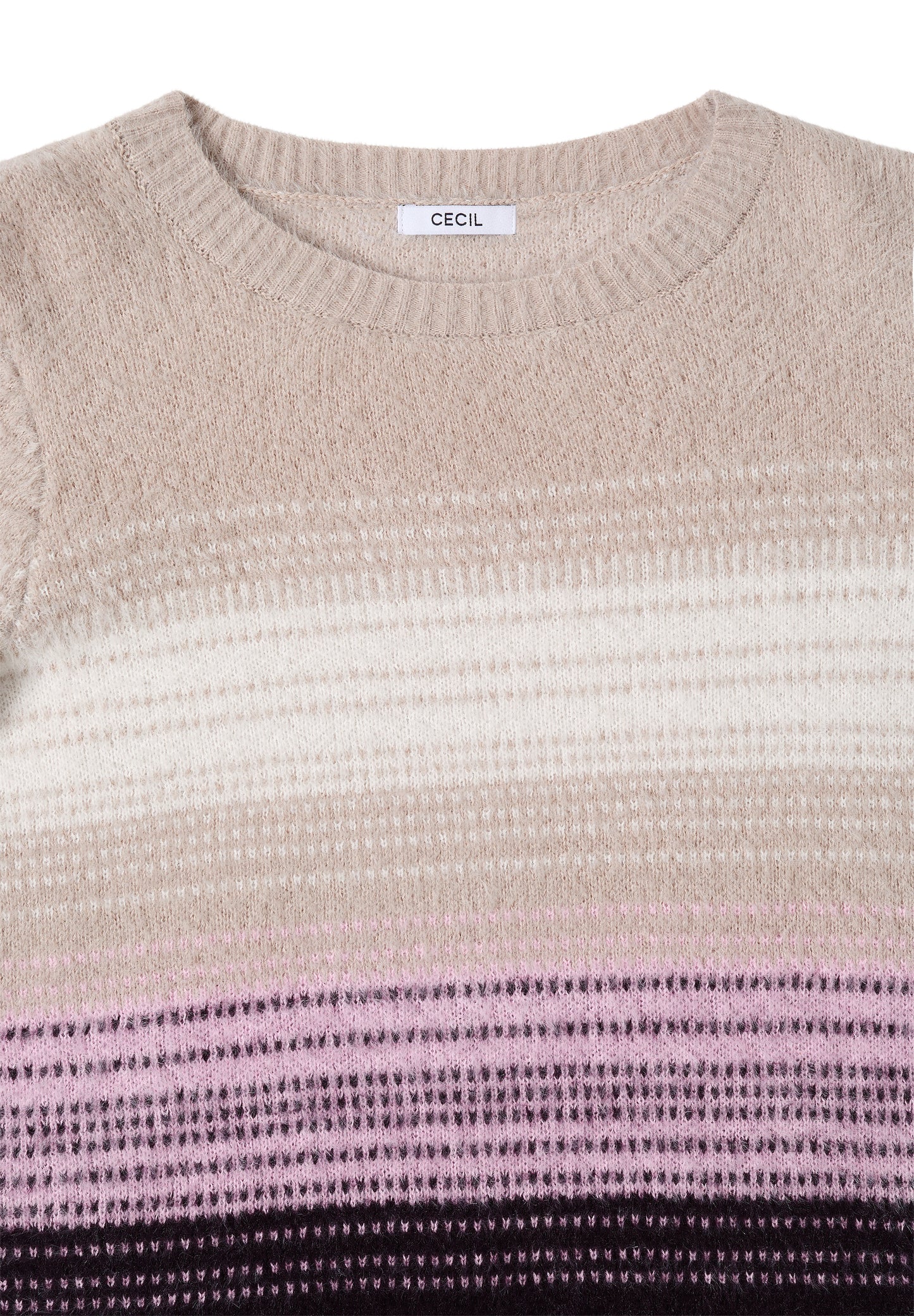 Federgarn Streifenpullover