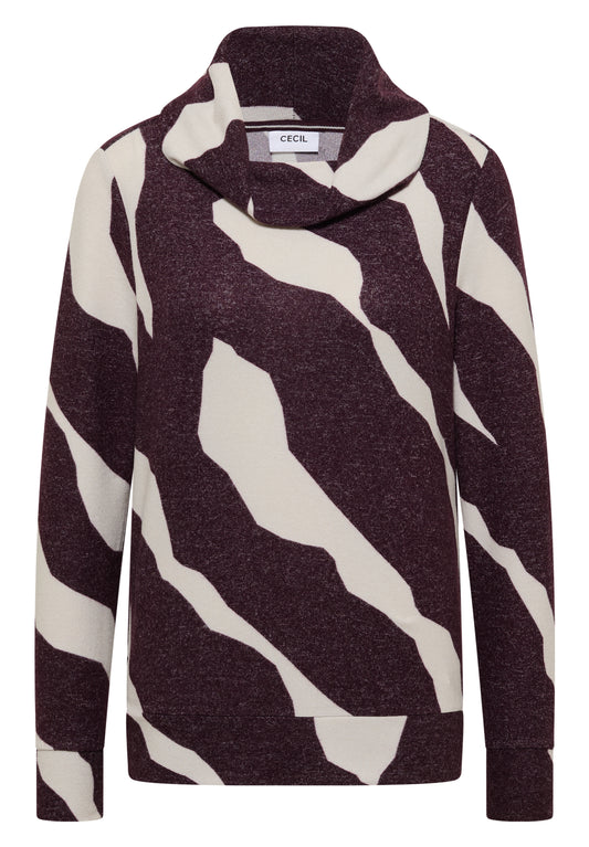 Kuscheliges Shirt mit Muster