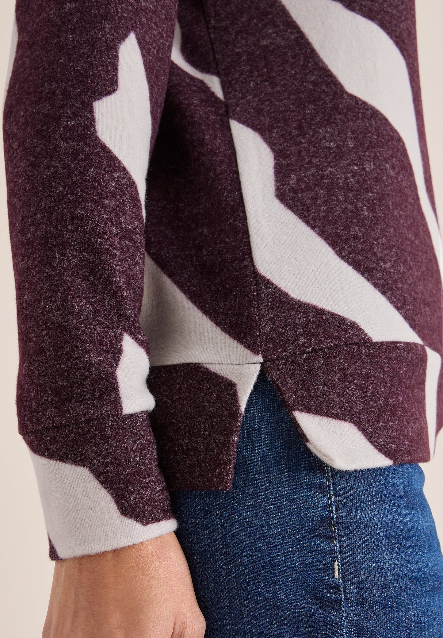 Kuscheliges Shirt mit Muster