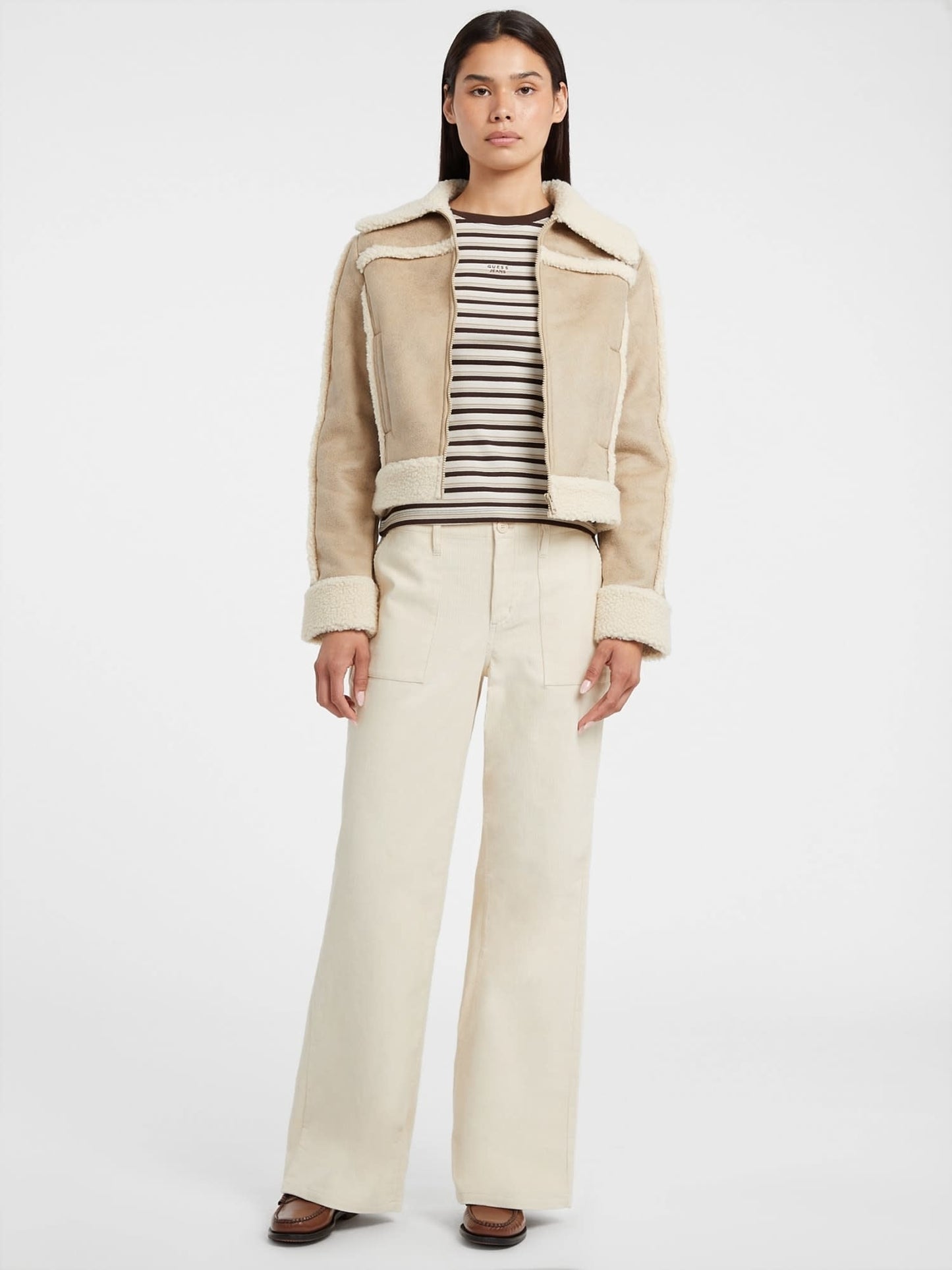 GJ FAUX SHEARLING JKT