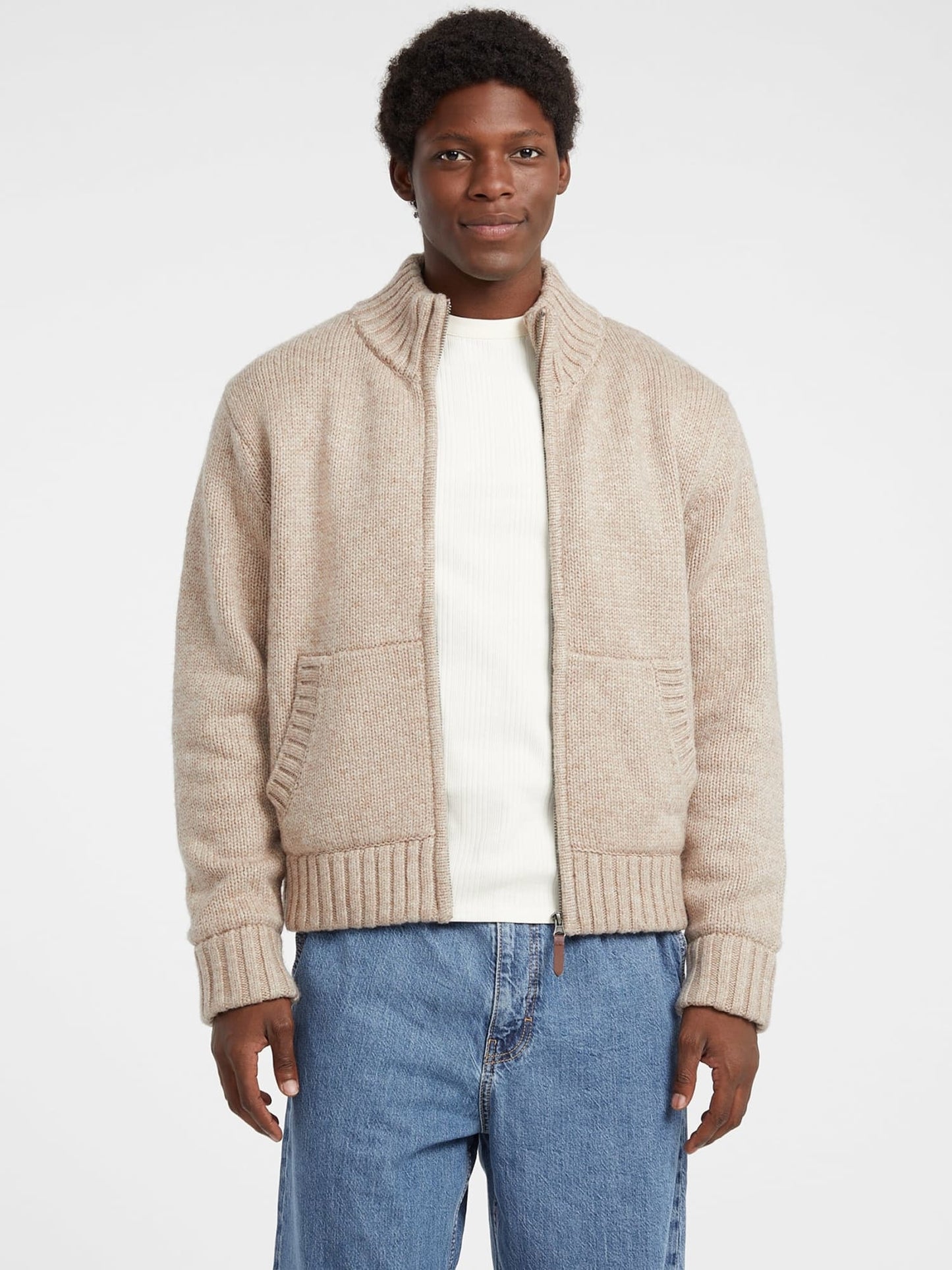 GJ LS PADDED ZIPPED SWTR