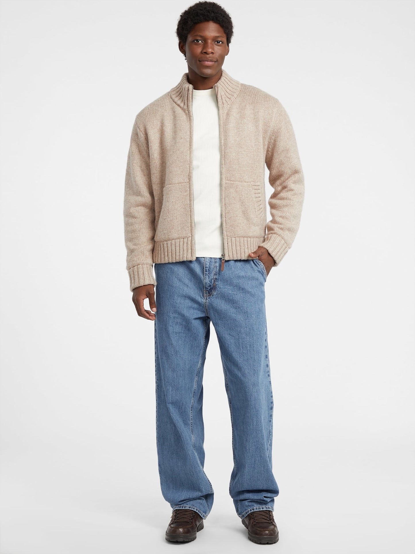 GJ LS PADDED ZIPPED SWTR