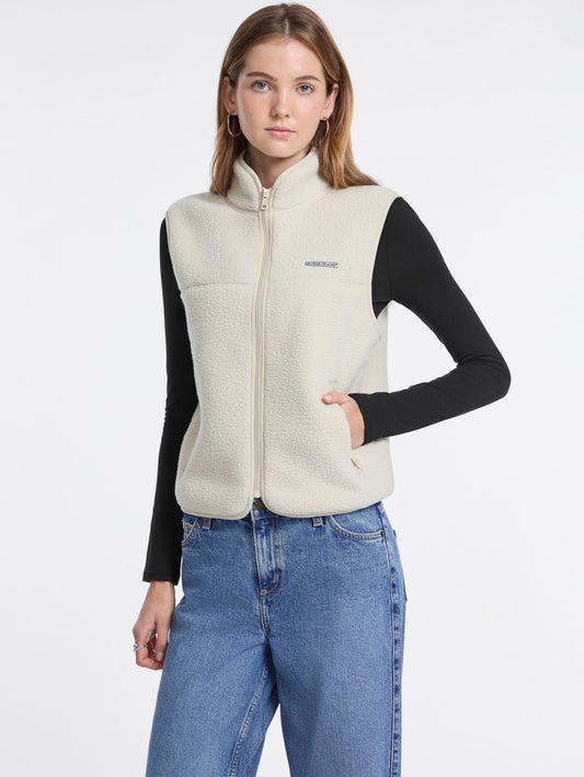 GJ CROPPED SHERPA VEST