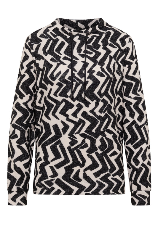 Cosy Shirt mit Grafikmuster