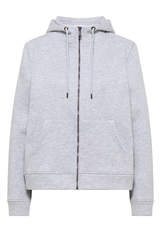 Glitzernde Hoodie Sweatjacke