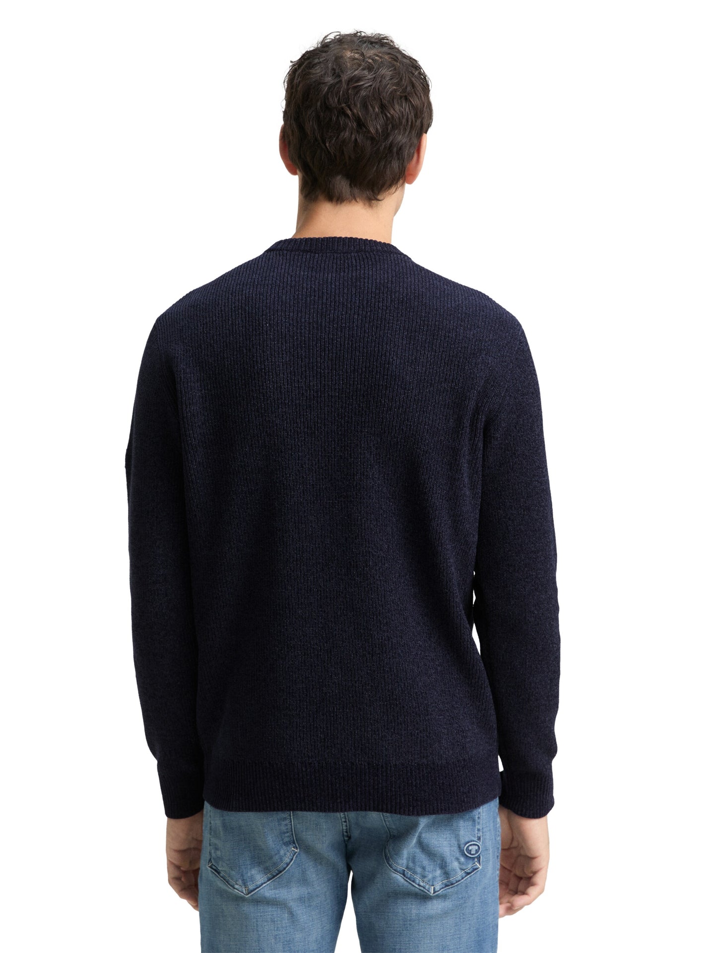 Strickpullover mit Rundhalsausschnitt