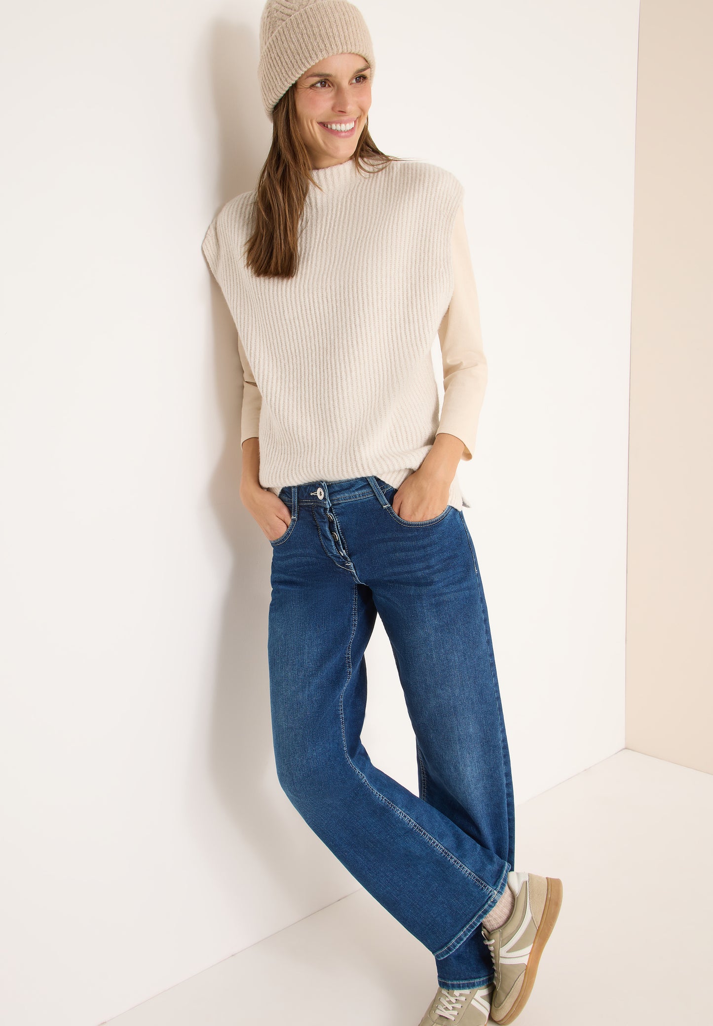 Pullunder mit Strickdetail