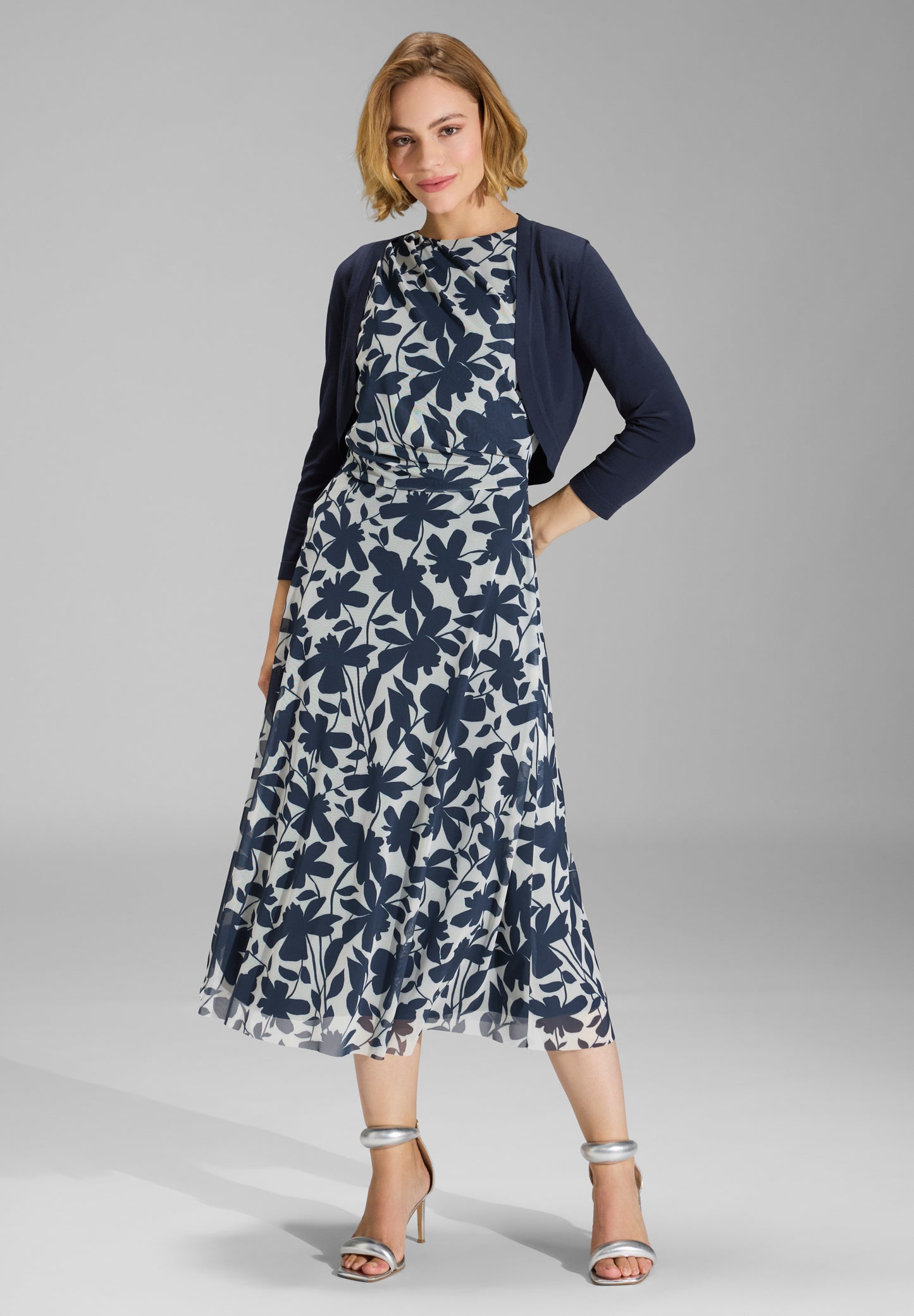 Cropped Bolero mit 3/4 Arm