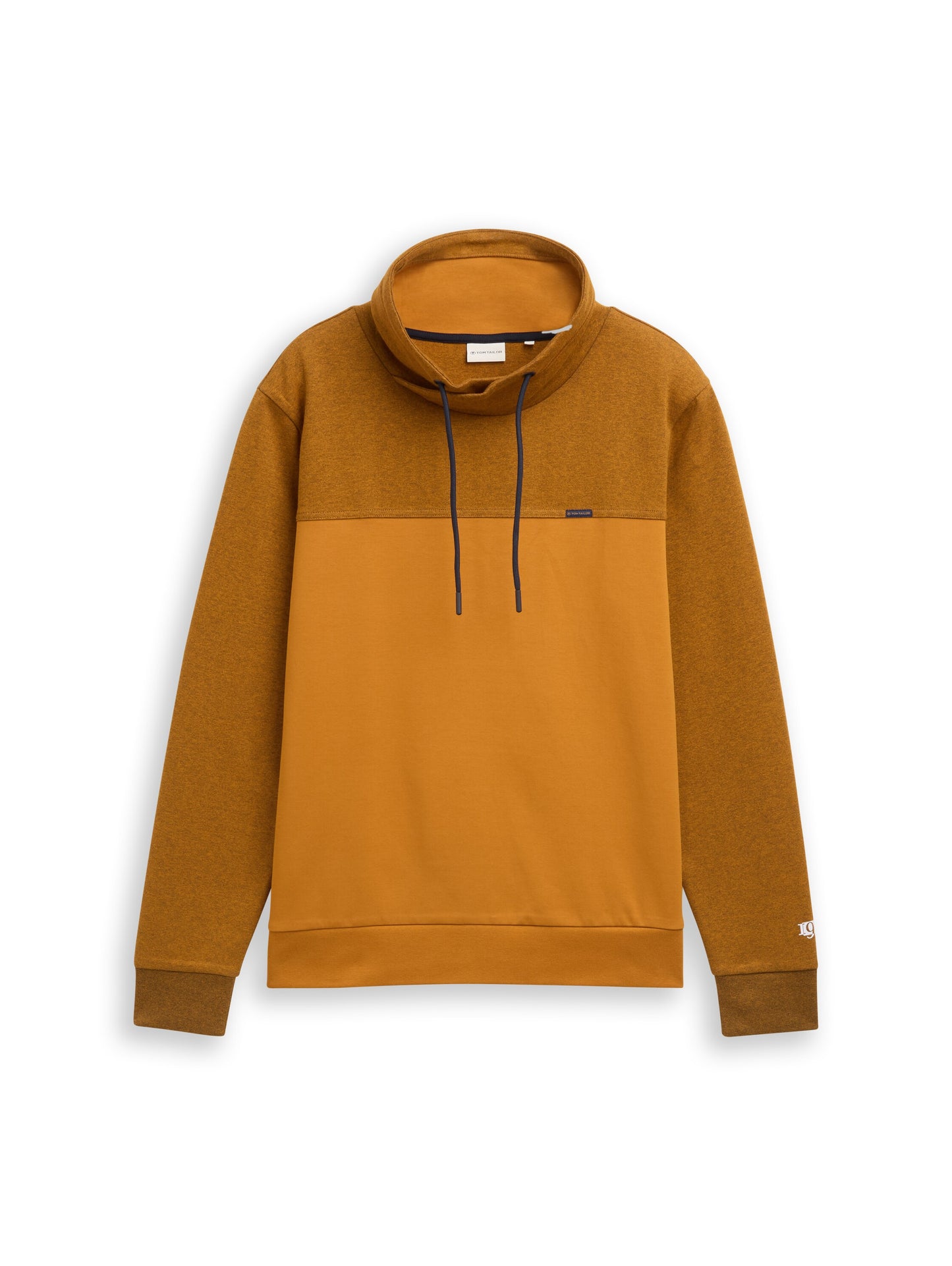 Snood Sweatshirt mit Struktur-Mix