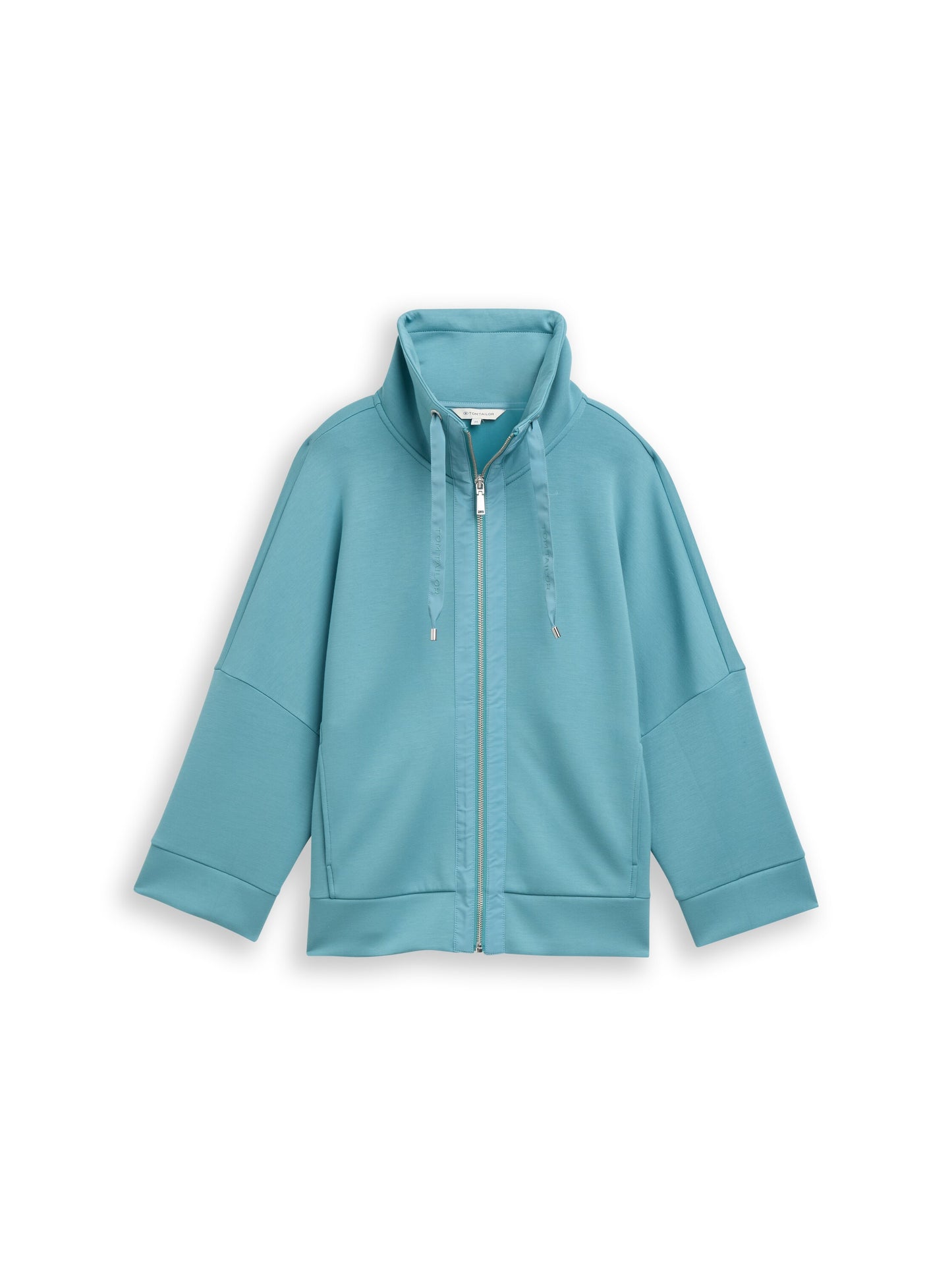 Boxy Fit Scuba Sweatjacke