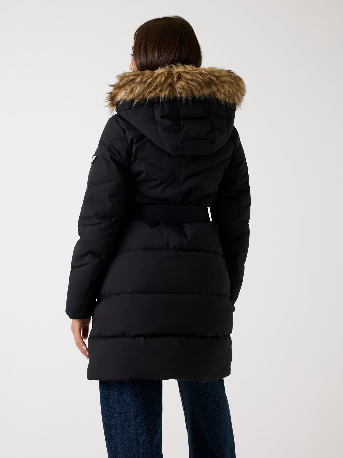 FATEMA  BELTED PUFFER