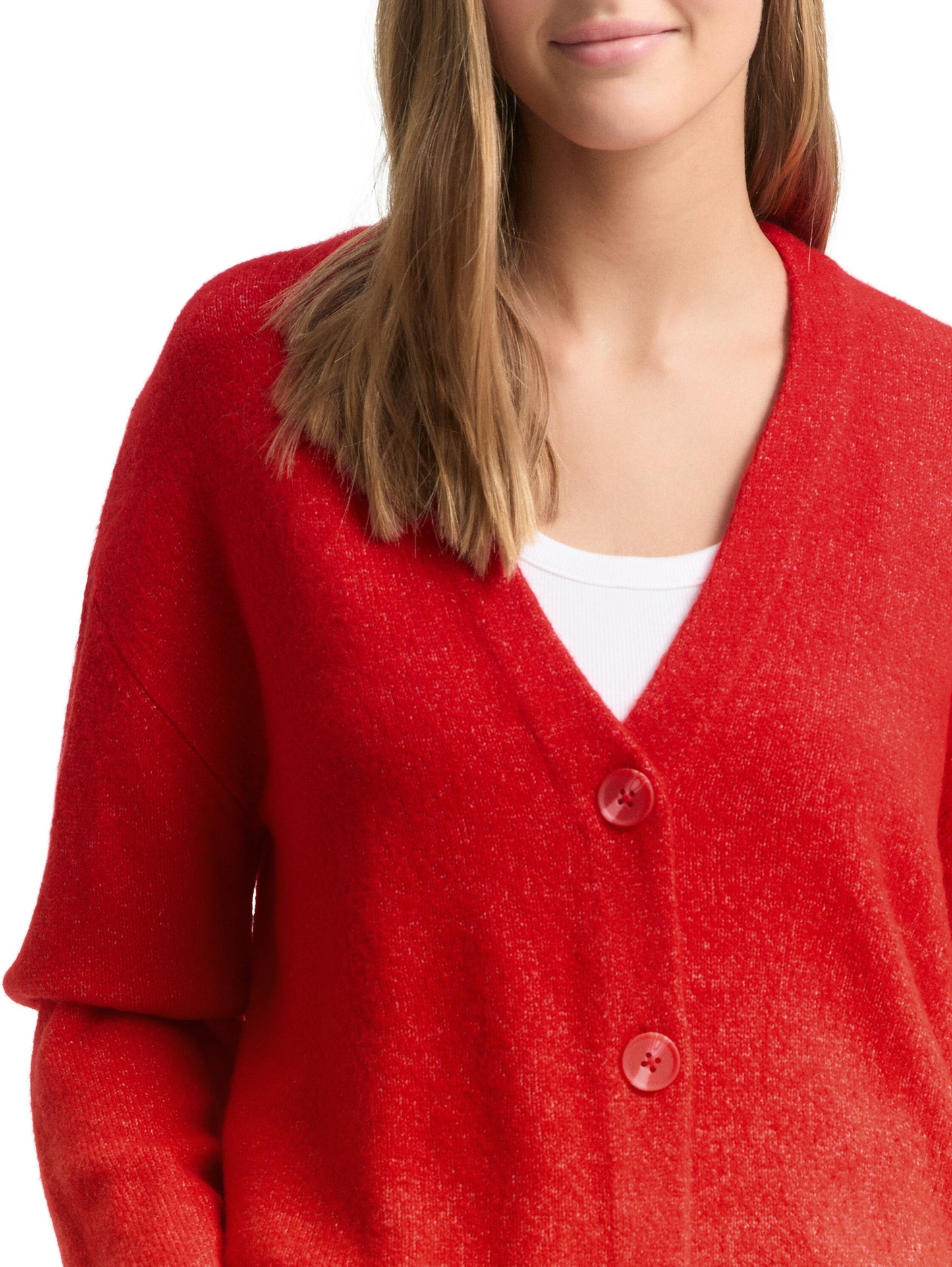 Cardigan mit V-Ausschnitt