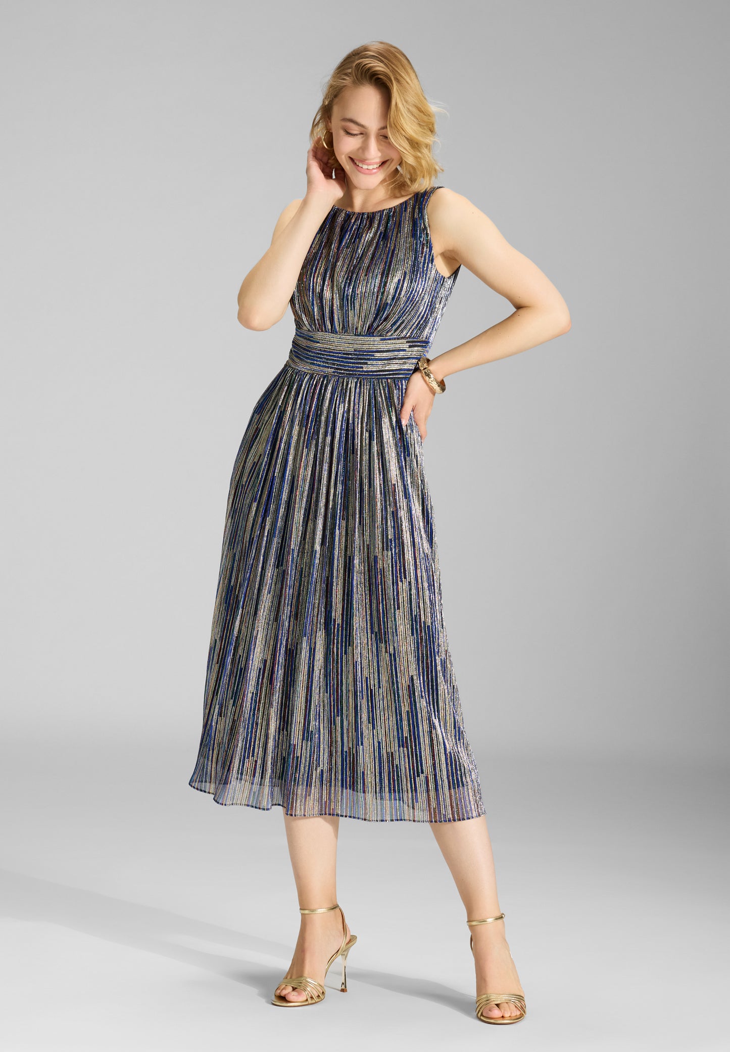 Cocktailkleid aus Plissee