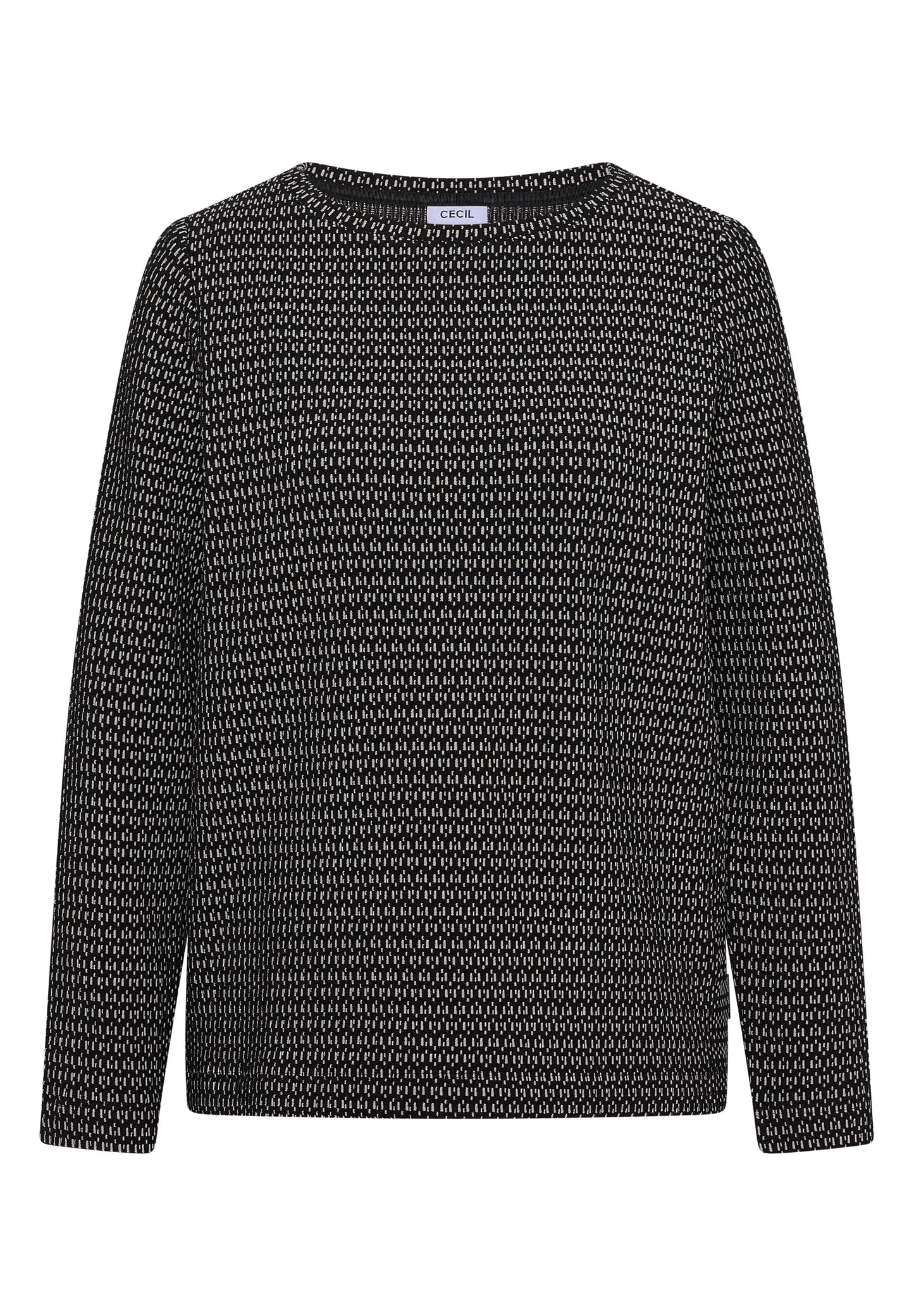 Two-Tone Strukturshirt