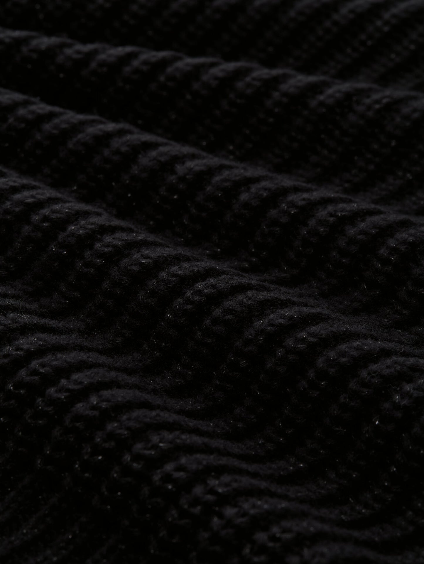 Relaxed Fit Strickpullover mit Glitzer-Effekt