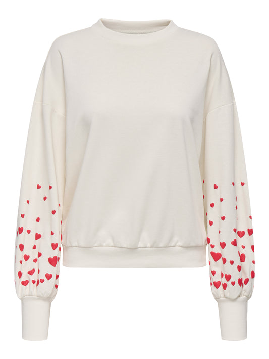 ONLBROOKE L/S O-NECK FLOWER SWT NOOS