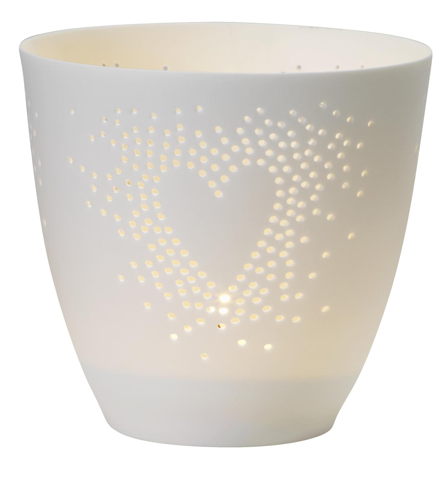 ZUHAUSE Poesielicht Herz Dia 9cm, Höhe 9cm,