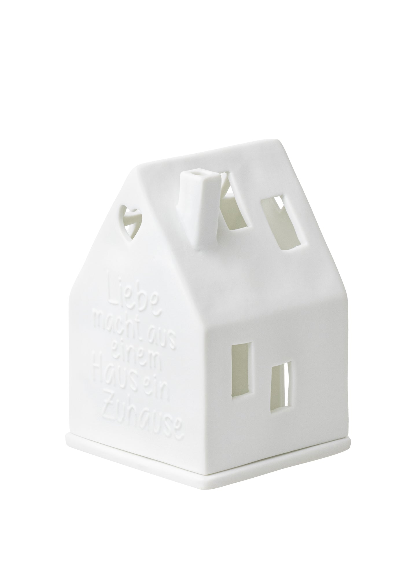 Lichthaus Liebe macht aus einem Haus 7x7x10,5cm,