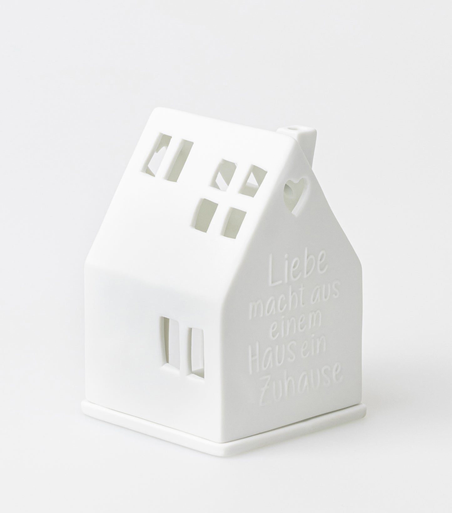 Lichthaus Liebe macht aus einem Haus 7x7x10,5cm,