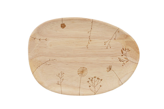 Wunderland Tablett Blumenwiese 20,5x14,5x1,5cm,