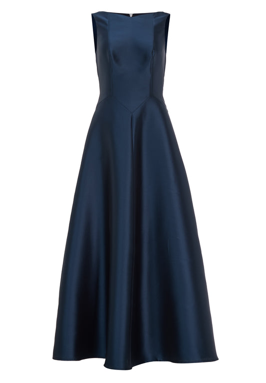 Robenartiges Abendkleid mit Eingrifftaschen