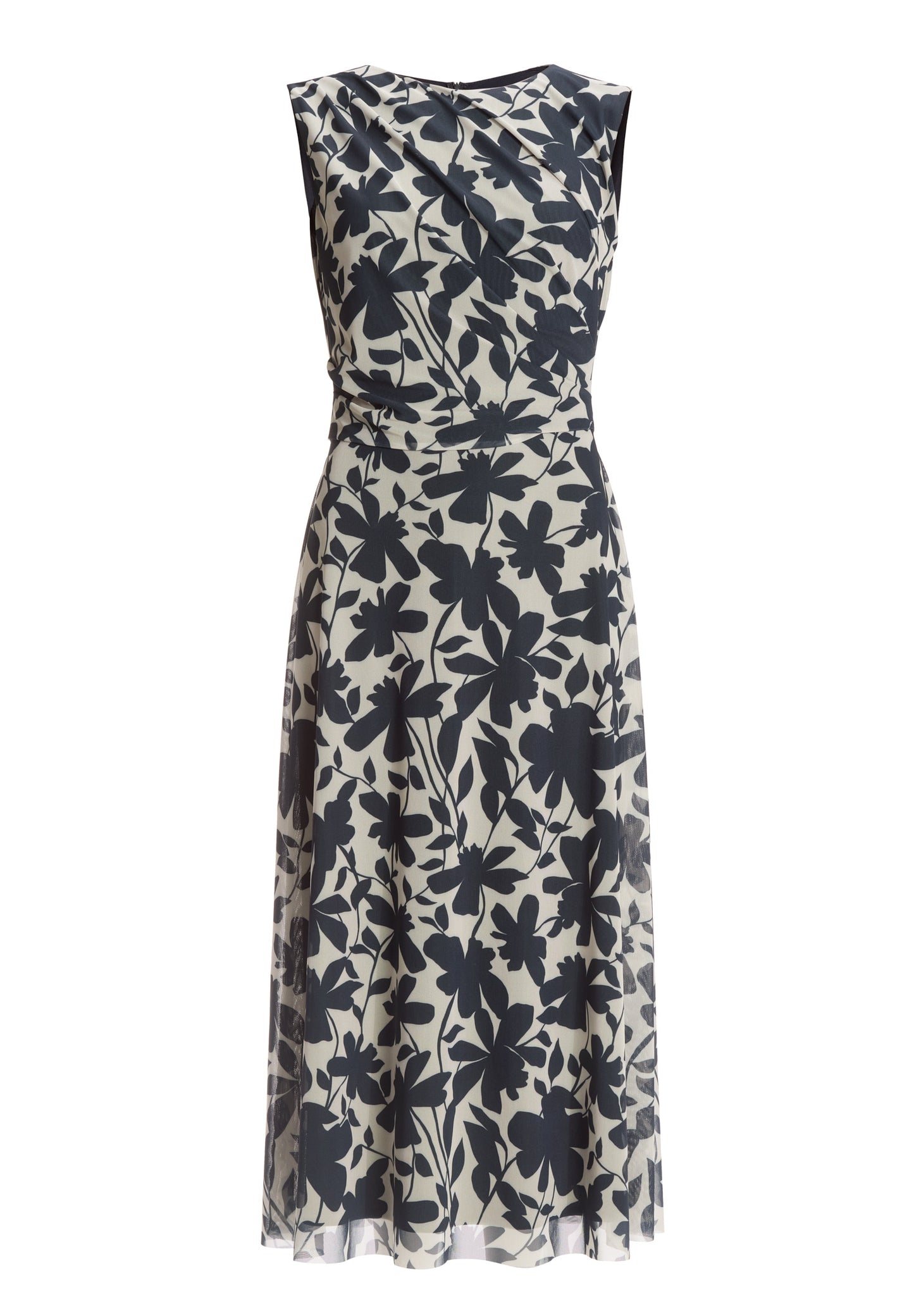 Midi Kleid aus weichem Mesh