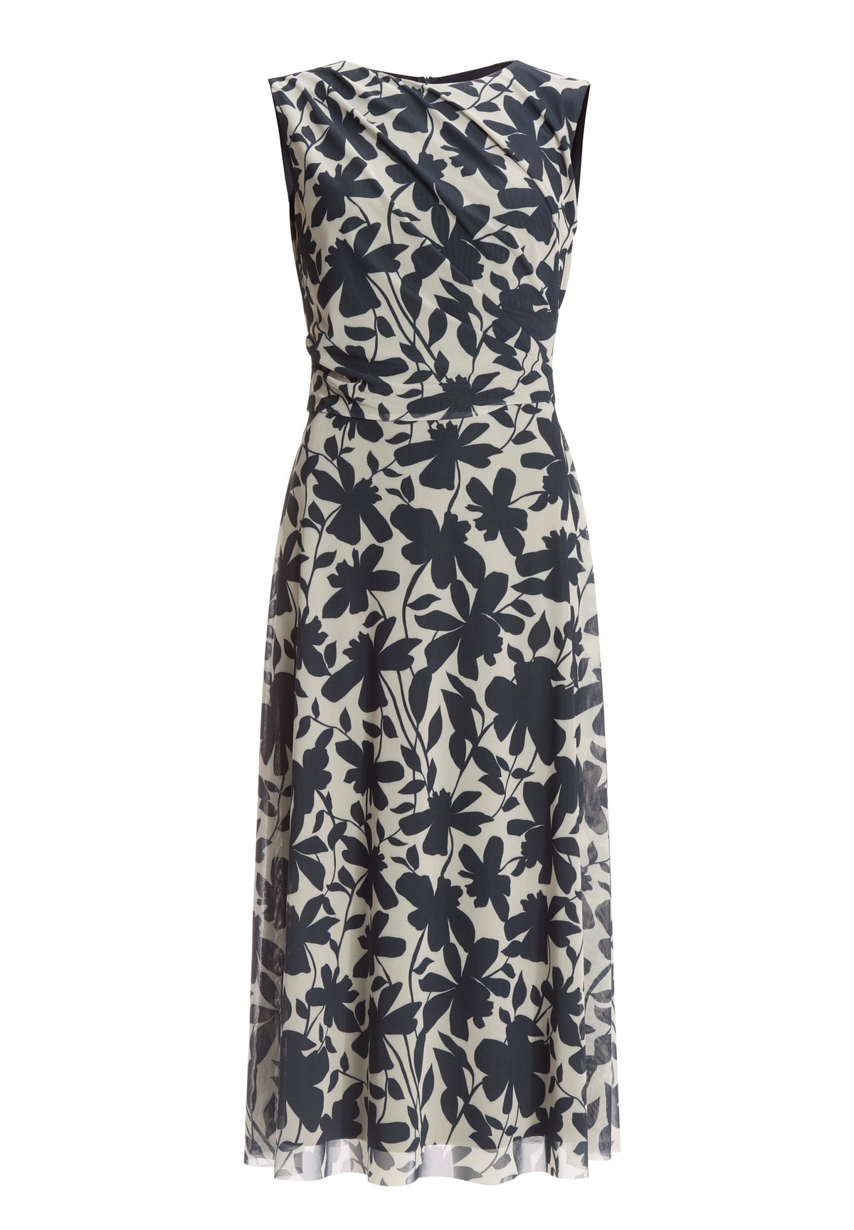 Midi Kleid aus weichem Mesh