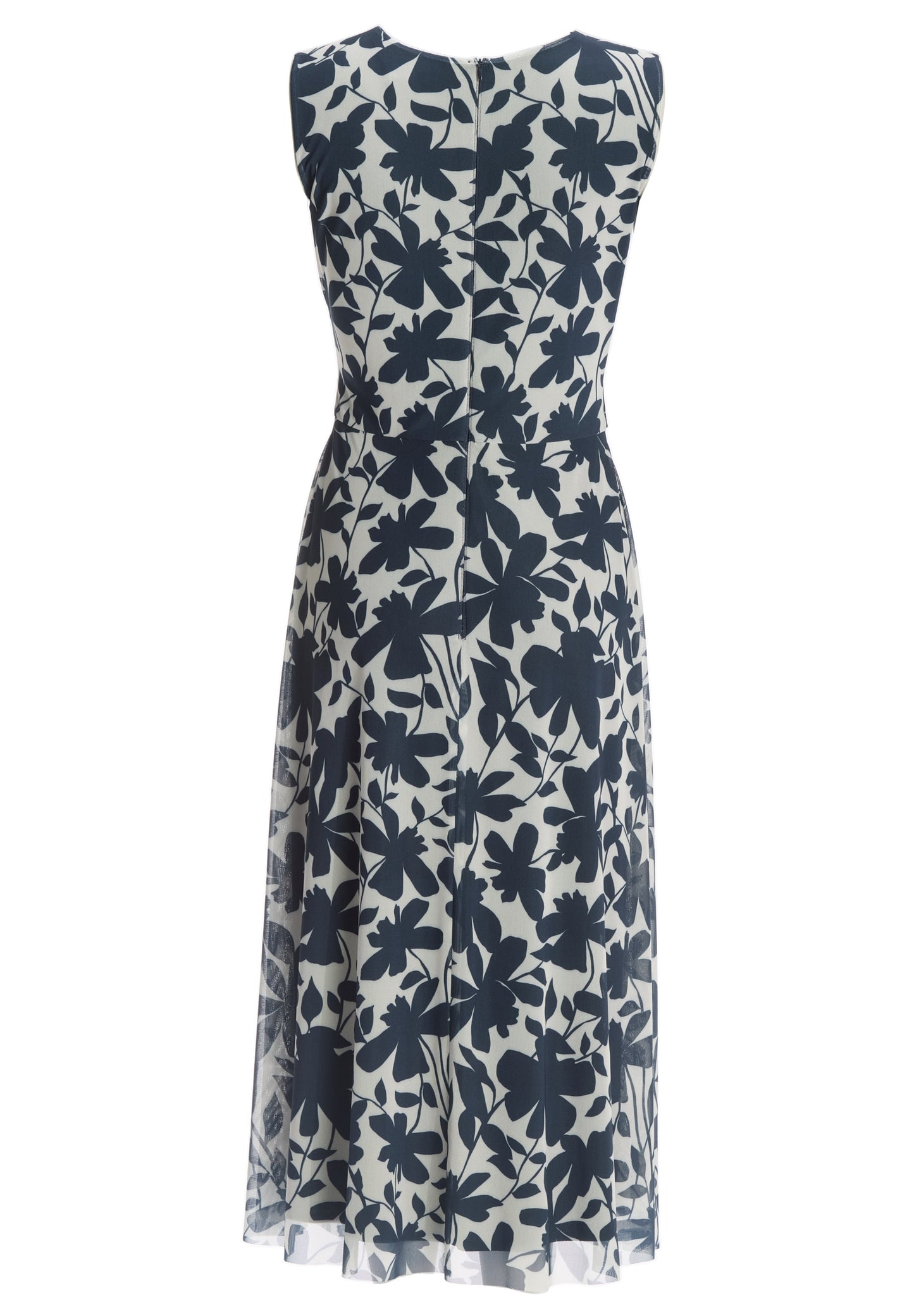 Midi Kleid aus weichem Mesh