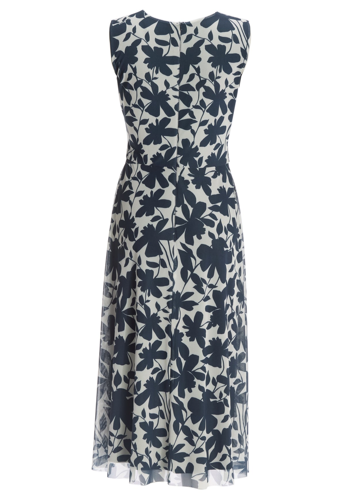 Midi Kleid aus weichem Mesh